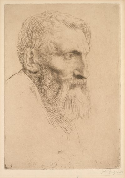 オーギュストロダン、1881年。 作： Alphonse Legros