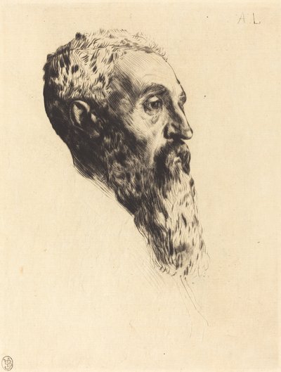 モデルの頭 作： Alphonse Legros