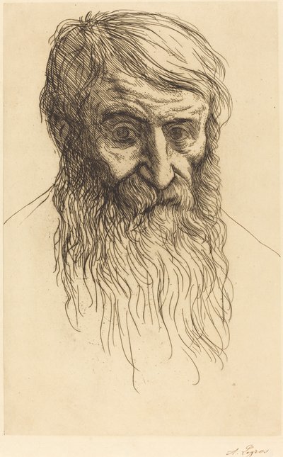 哲学者の頭 作： Alphonse Legros