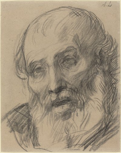 老人の頭。 作： Alphonse Legros