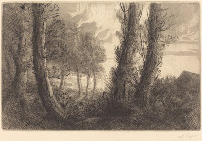 風景 作： Alphonse Legros