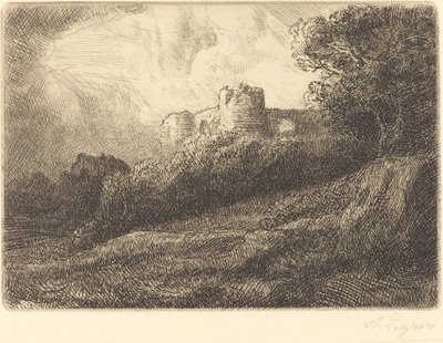 風景 作： Alphonse Legros