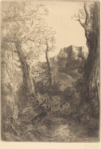 風景 作： Alphonse Legros