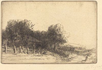 風景 作： Alphonse Legros