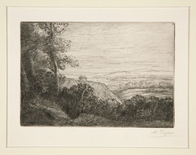 最後の光線 (Last Rays) 作： Alphonse Legros