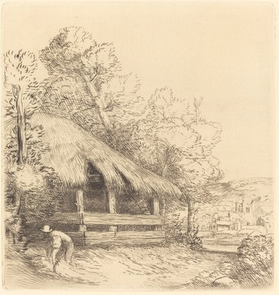 リトルシェルター (Le petit hangar) 作： Alphonse Legros