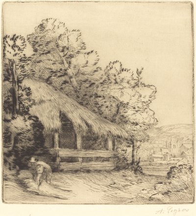 リトルシェルター (Le petit hangar) 作： Alphonse Legros