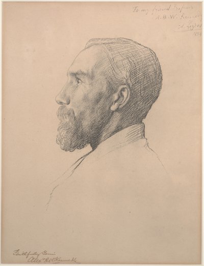 アレクサンダーケネディ教授の肖像 作： Alphonse Legros