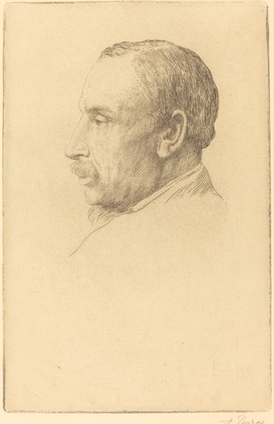 W. Cawthorne Unwin 教授 作： Alphonse Legros