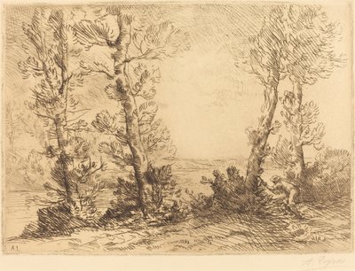 鮭漁師 鮭漁師。 作： Alphonse Legros