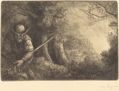 庭師 作： Alphonse Legros