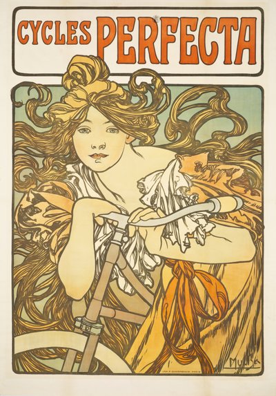 完全なサイクル、1897 作： Alphonse Mucha