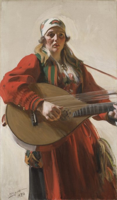 ホームチューンズ、1920 作： Anders Leonard Zorn