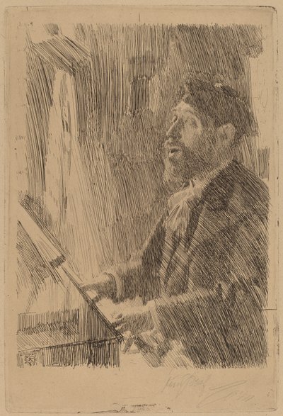 J.B.フォーレ、1891年。 作： Anders Leonard Zorn