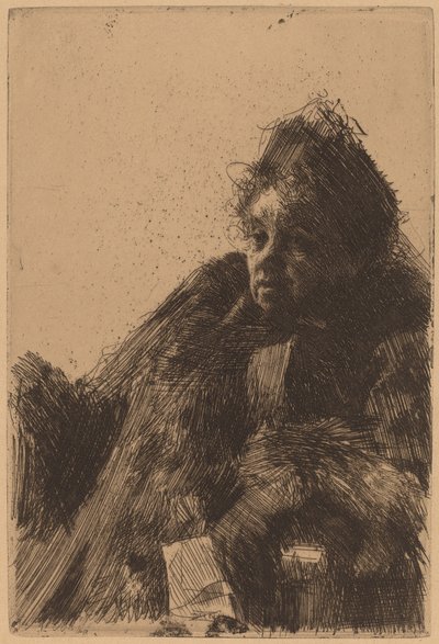 サイモン夫人、II世、1891年。 作： Anders Leonard Zorn