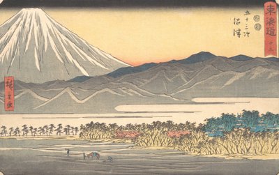 沼津のように 1840年頃。 1840年。 作： Ando Hiroshige