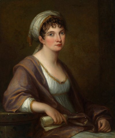 「カウニッツ＝リートベルク王女フランツィスカの肖像 作： Angelica Kauffmann