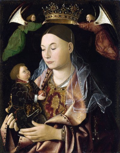 聖母子 作： Antonello da Messina