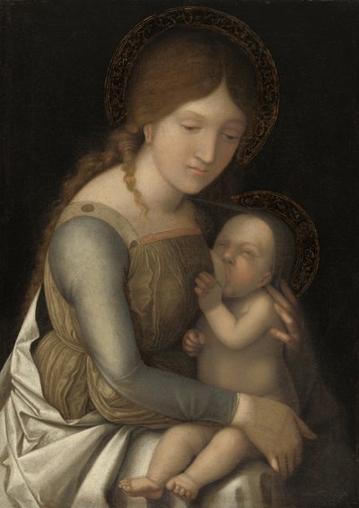 マドンナと子供 作： Antonio da Correggio