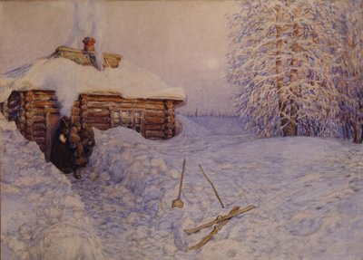 冬のバンヤ、1919 作： Apollinari Mikhailovich Vasnetsov