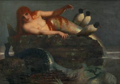 穏やかな海、1886年から1887年。 作： Arnold Böcklin