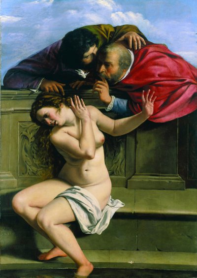 スザンナと長老たち 作： Artemisia Gentileschi