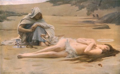 ペラギアとフィラモン、1887、c1930。 作： Arthur Hacker