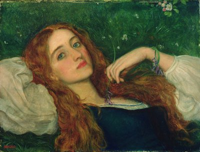 草の中 作： Arthur Hughes