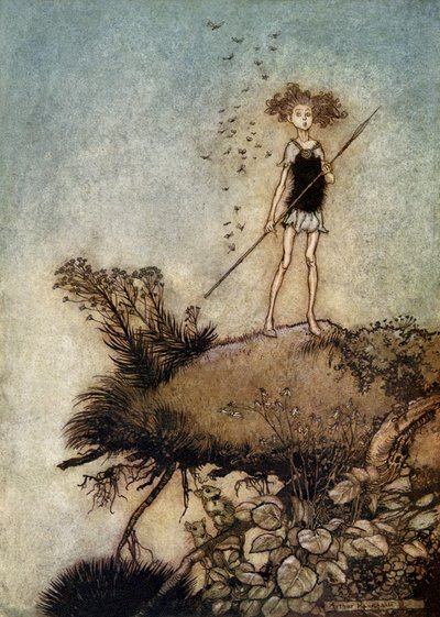 真夏の夜の夢 作： Arthur Rackham