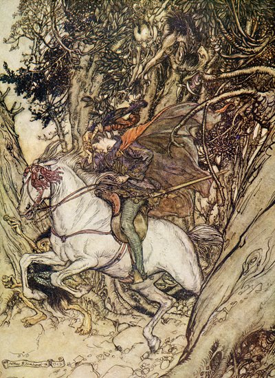 ウンディーネby Friedrich de la MotteFouqué 作： Arthur Rackham