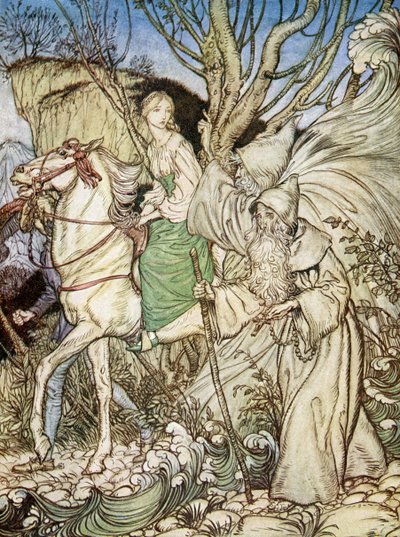 ウンディーネby Friedrich de la MotteFouqué 作： Arthur Rackham