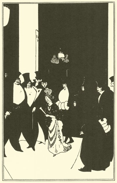 レディゴールドエスコート 作： Aubrey Beardsley