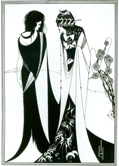 サロメとその母ヘロディアス 作： Aubrey Beardsley