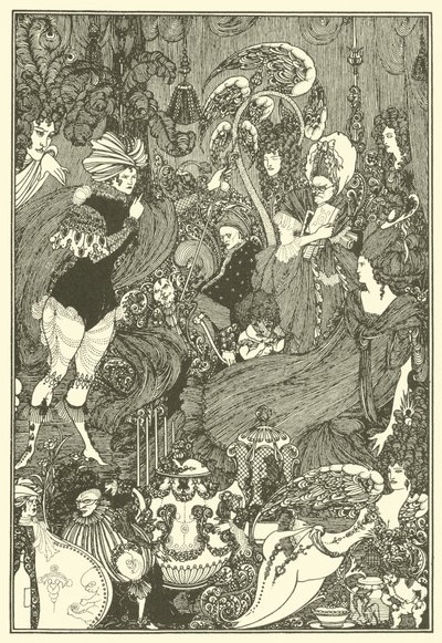 脾臓の洞窟 作： Aubrey Beardsley