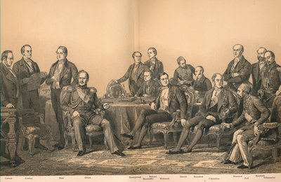 「1856年のパリ会議」、1907年 作： Auguste Blanchard