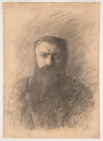 自画像、1898 年。 作： Auguste Rodin