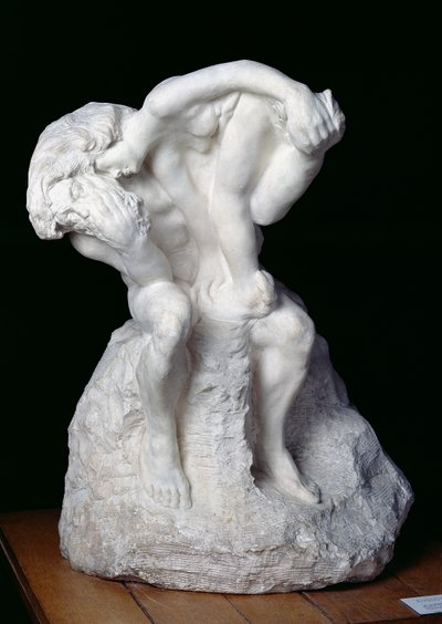 彫刻家と彼のミューズ、1895 作： Auguste Rodin