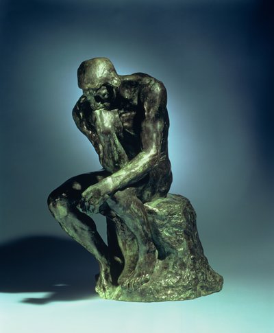 思想家、1881年頃 作： Auguste Rodin