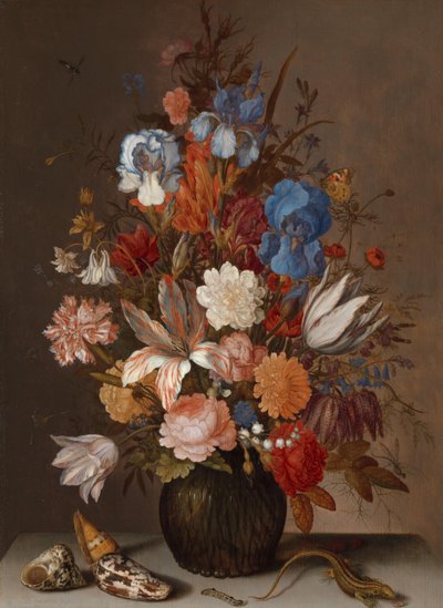 花のある静物 作： Balthasar van der Ast