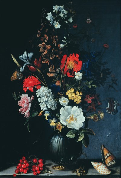 花のある静物 作： Balthasar van der Ast