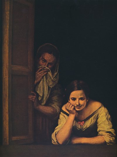 窓際の二人の女性、1655-1660 作： Bartolomé Esteban Murillo