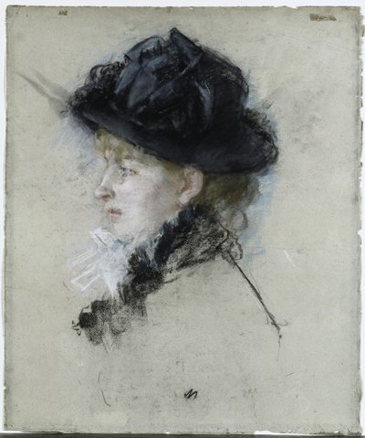 ミスルイーズリーゼナー、1888年。 作： Berthe Morisot