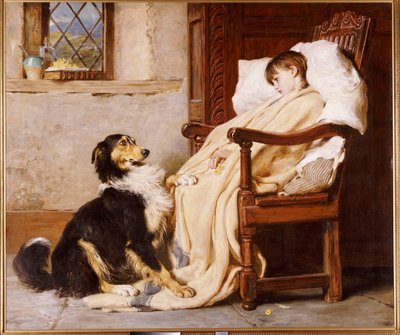 オールドプレイフェローズ、1883年 作： Briton Riviere