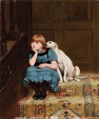 同情 作： Briton Riviere