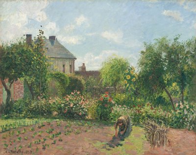 エラニーの芸術家の庭 作： Camille Pissarro