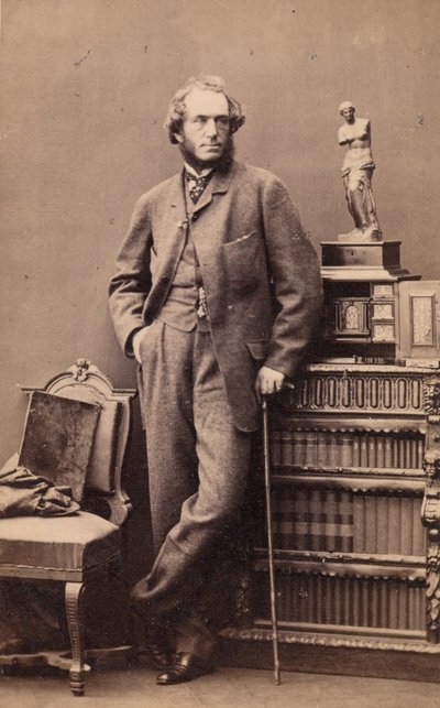 [ジョン・リーチ]、1860年代。 作： Camille Silvy