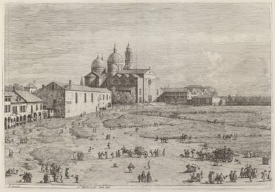 S. Giustina in pra della Vale, c. 17351746。 作： Canaletto