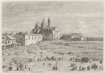 S. Giustina in pra della Vale, c. 17351746。 作： Canaletto