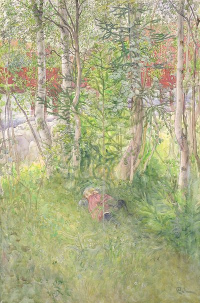 昼寝アウトドア 作： Carl Larsson