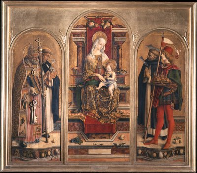 Camerino Tryptich (Tryptich of Saint Domenico) 作： Carlo Crivelli